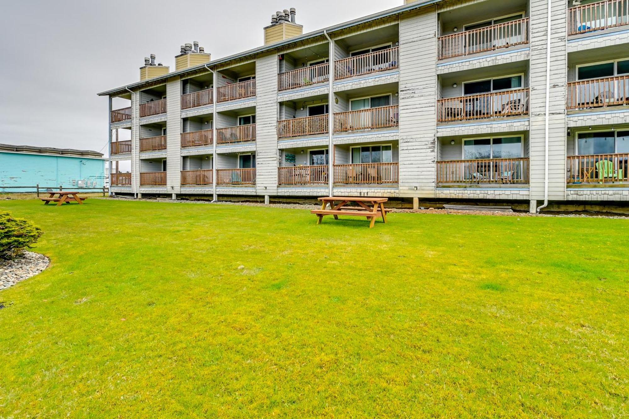 Ocean Shores Condo With Balcony Less Than 1 Mi To Beach! Exterior foto